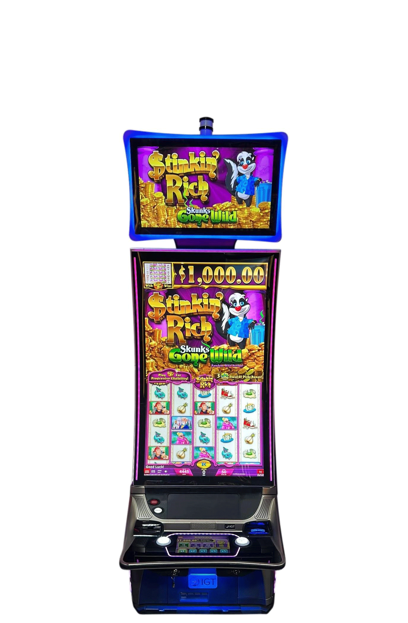 Stinkin Rich Skunks Gone Wild Slot Machine (J43)
